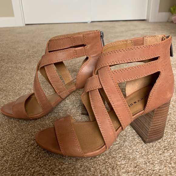 lucky brand block heels